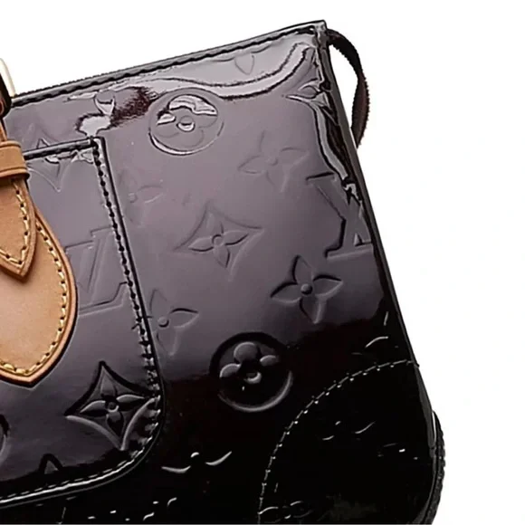 Louis Vuitton LV Hand Bag Vernis Purple Rosewood Auenue - Picture 4 of 13